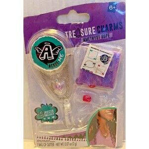 Treasure Charms Necklace Jewelry Craft Kit Amethyst Hope Purple Acade Me New